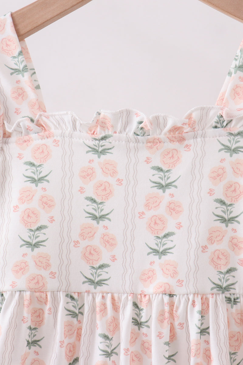 Sage floral mom&me dress - Cloudling Kids Clothing
