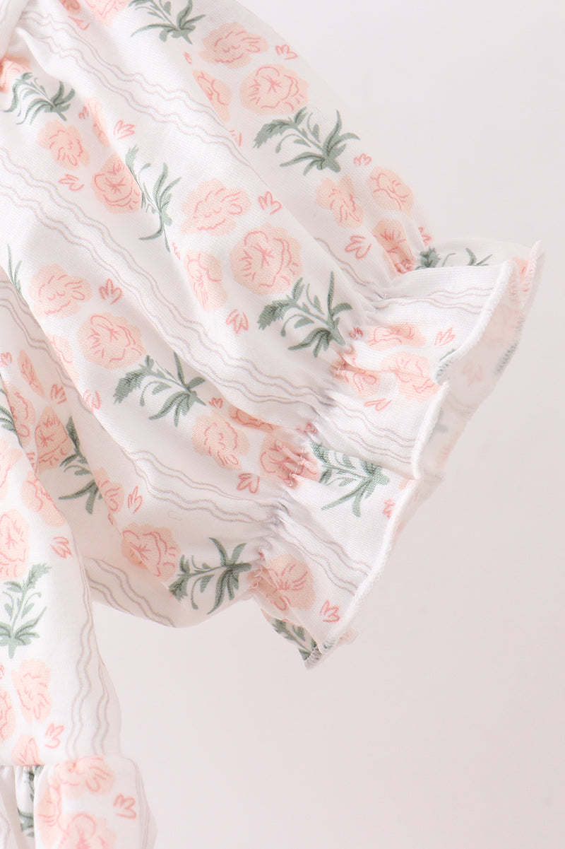 Sage floral mom&me dress - Cloudling Kids Clothing