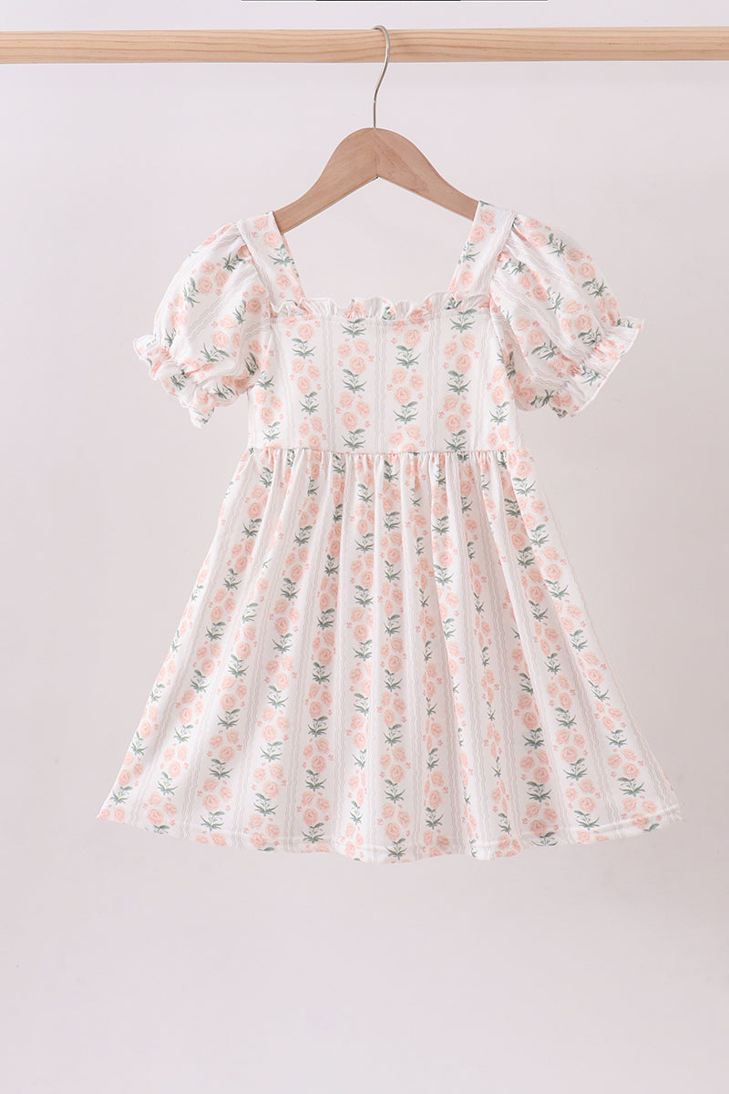 Sage floral mom&me dress - Cloudling Kids Clothing