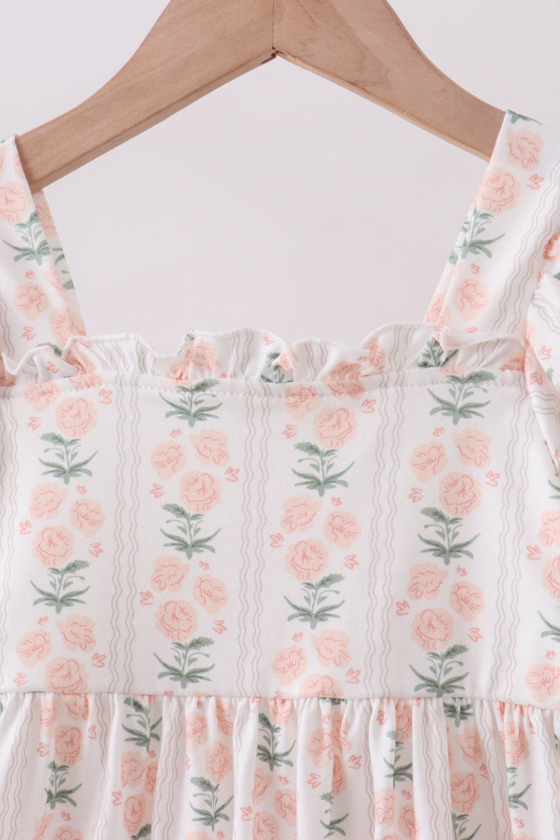 Sage floral mom&me dress - Cloudling Kids Clothing