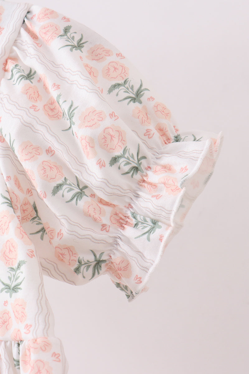 Sage floral mom&me dress - Cloudling Kids Clothing