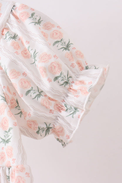 Sage floral mom&me dress - Cloudling Kids Clothing