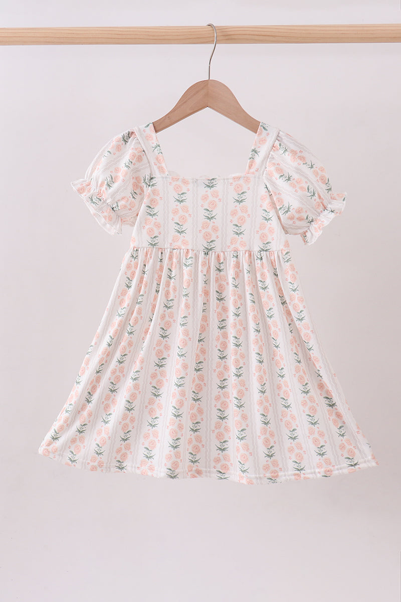 Sage floral mom&me dress - Cloudling Kids Clothing