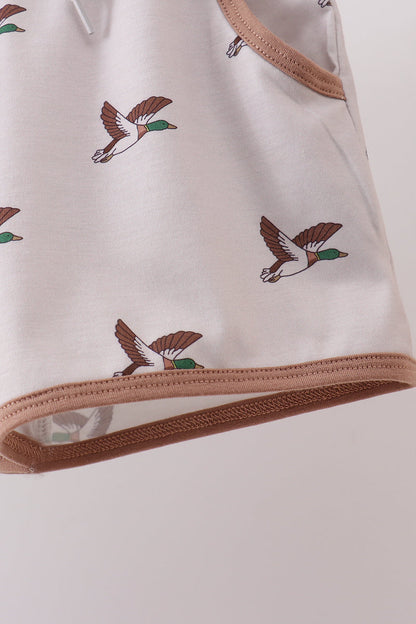 Camo Duck Embroidered Set
