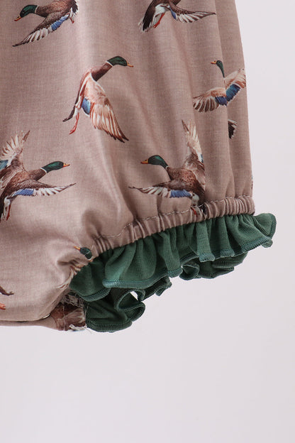Green Mallard Embroidered Bubble