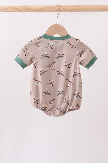 Green Mallard Embroidered Bubble