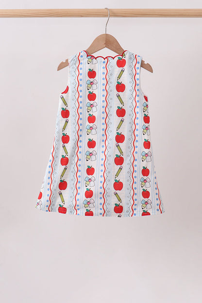 Red Apple Pencil Dress