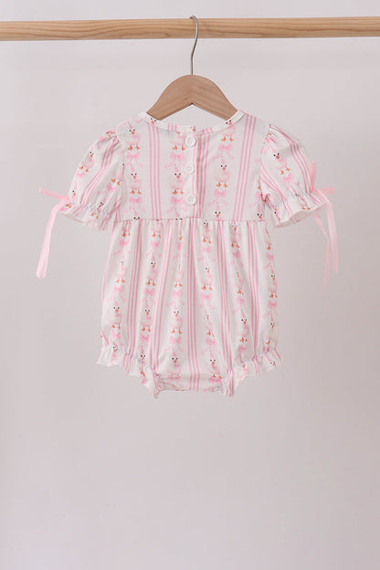 Pink Goose Smocked Bubble