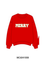 Red Merry French Knot Mom&me Top