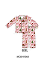 Pink Christmas Tree Bamboo Mom&me Pajama Set