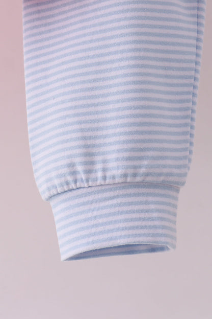 Red valentine's day heart embroidery pants set