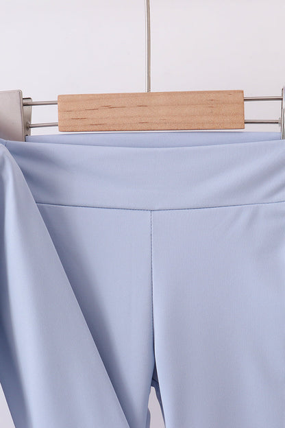 Blue active  flare pants set